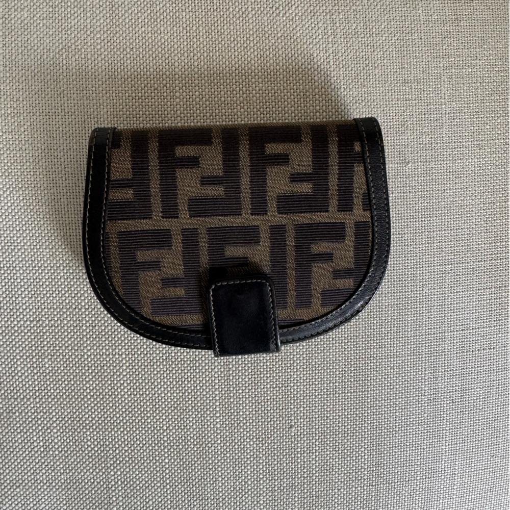 Authentic Vintage Fendi Zucca Wallet